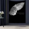 Black White Angel Wings Printed Large Wall Tapestry Cheap Hippie Wall Hanging Bohemian Wall Tapestries Mandala Home Decor