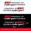 2Pcs Car Styling Door Badge Sticker Decoration Auto Exterior Accessories For Opel OPC Astra K Vectra Corsa Zafira Insignia Mokka Ms3