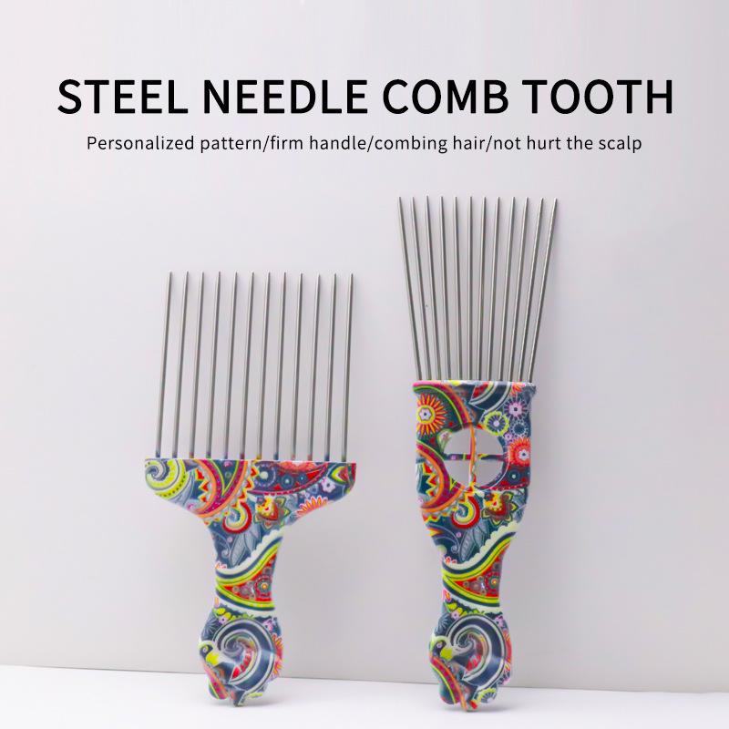 Steel Needle Fork Hair Styling Comb Set