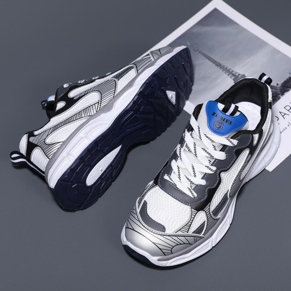 

Men s shoes Spring and autumn sports shoes Casual dad shoes Platform sole breathable trend comfortable running Mesh manufacturer, men s shoes 39