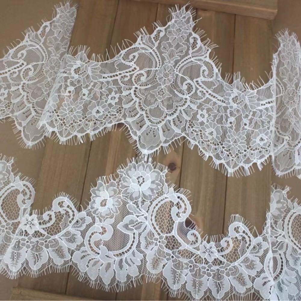 Handmade Floral Embroidery Lace 3 Yard Wedding Embroidery Hollowed Out Lace  Wedding Dress