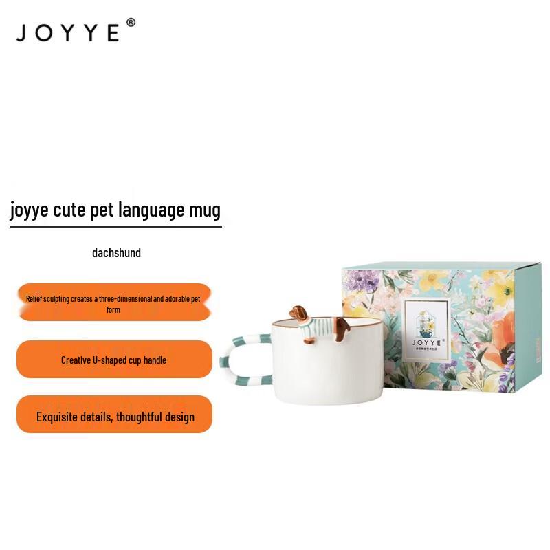 JOYYE Dachshund Ceramic Mug
