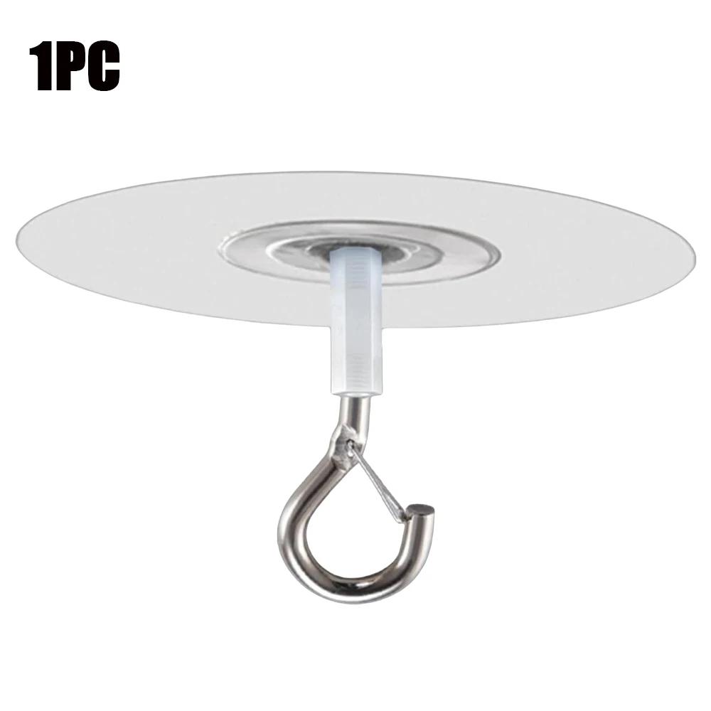 

Invisible Ceiling Hooks for Plants Adhesive No Drill Hooks Strong Hold Hooks for Hanging Boho Macrame Curtains and Home Decor