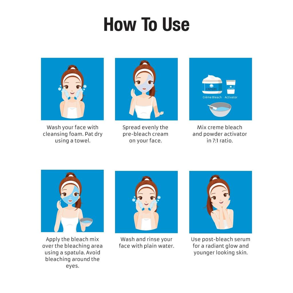 Oxylife Natural Radiance 5 Crème Bleach 310g – Gentle Facial Hair Lightening & Even Skin Tone Treatment