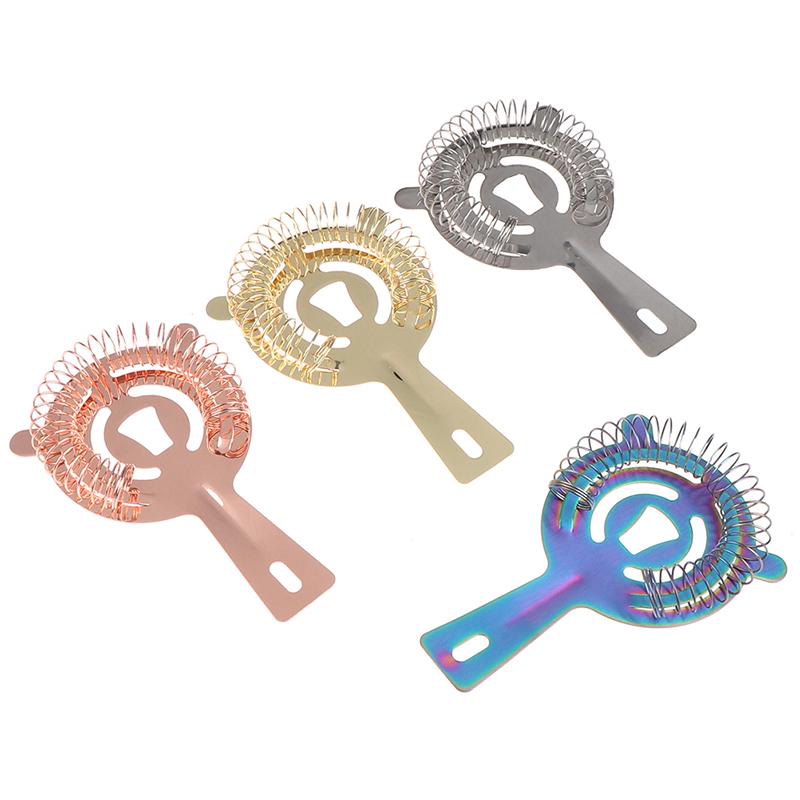 Stainless Steel Cocktail Shaker Bar Ice Strainer Wire Mixed Drink Bartender Professional Tool Bar Accessories