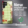 Fruit Art Images  Phone Case For Samsung S26 S25 S24 S23 S22 S21 Plus Ultra Note20 Glass Magnetic Case