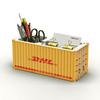 1/20 Scale Simulated Shipping Cargo Container Model Pen Holder Detachable Plastic Storage Box Desktop Organizer Household Supply