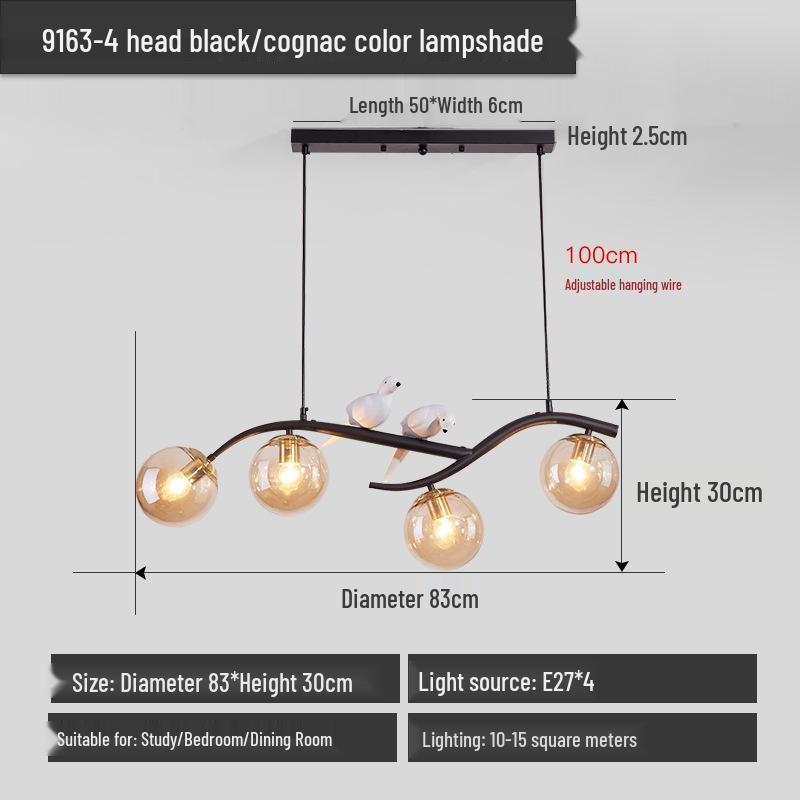 Nordic Modern Minimalist LED Pendant Light for Dining Table or Bar - Little Bird Design, Popular Internet Celebrity Style