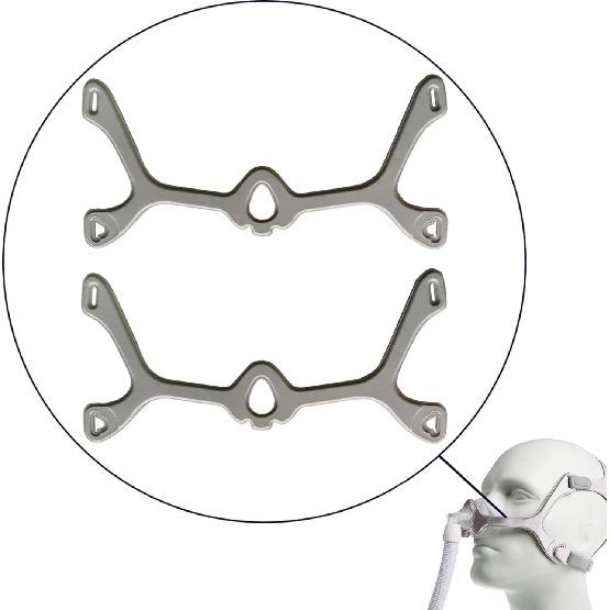 2-Pack Fabric Frame Compatible with Wisp CPAP Mask, Replacement Fabric Frame Wisp Headgear for CPAP Mask, Compatible with Wisp Mask Fabric Frame,