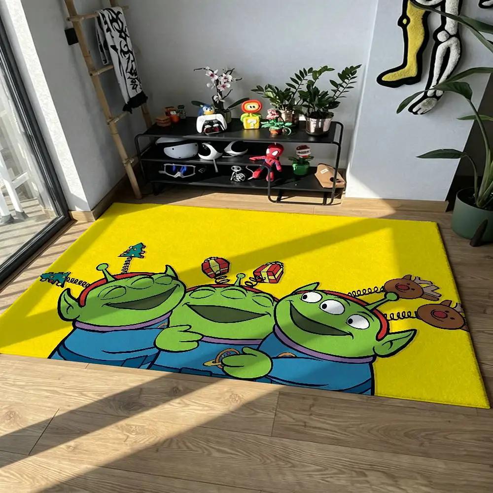3 Eye-A-AlienS Floor Mat Durable Carpet Rug For Footpad Mats Style Soft Bedroom Floor House Laundry Room Mat Anti-skid