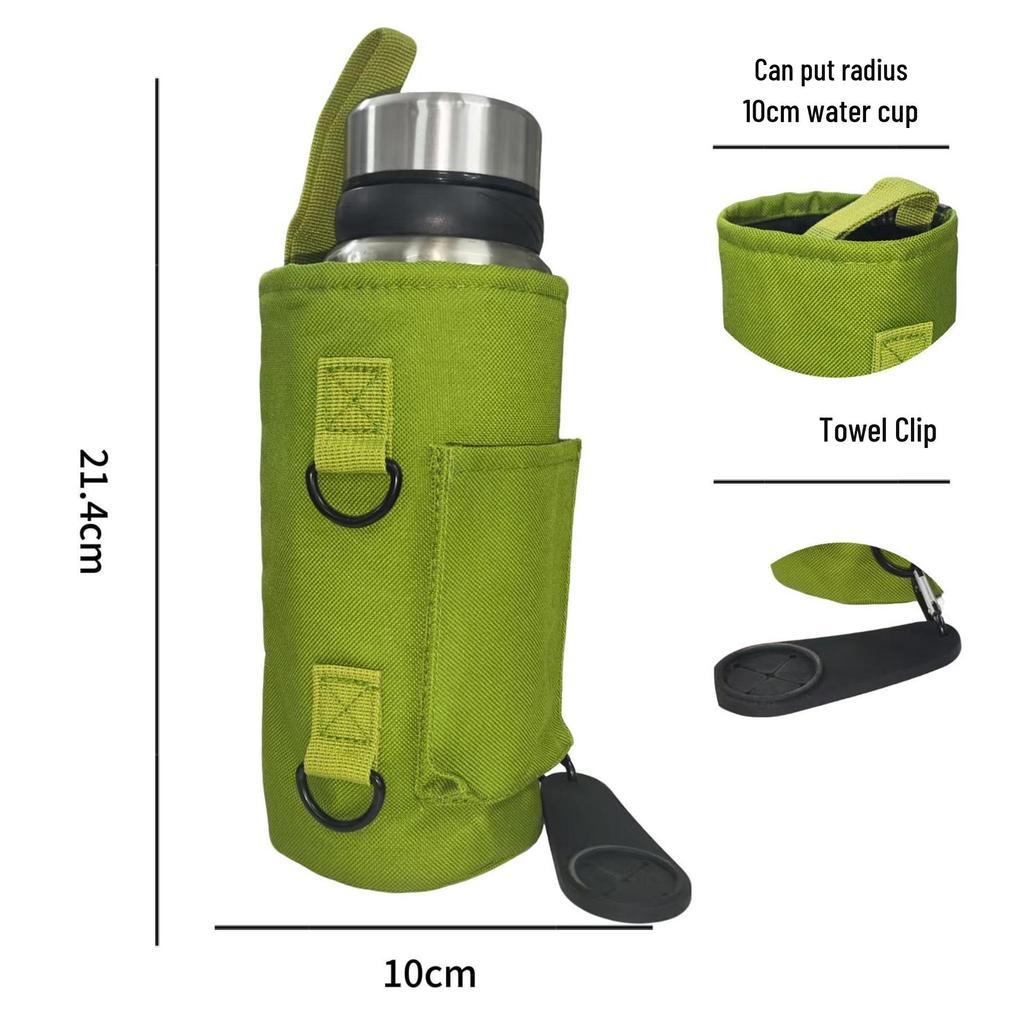Magnetic Fitness Water Bottle & Phone Crossbody Bag - Large Capacity