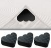 2/50pcs Carpet Non-slip Sticker Reusable Washable Anti Curling Carpet Patch Fixed Stickers Floor Rug Mat Tape Gripper Corner Pad
