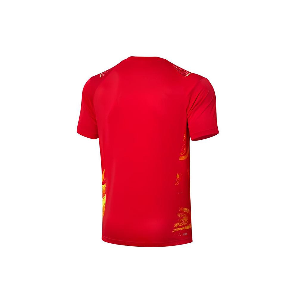 Li Ning Table Tennis Collection T Shirt Men's Red AAYR361-1