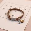 Cute Adjustable Footprint Pet Collar with Bell Breakaway Safety Collar for Small Dogs Puppies Kittens Pet Accessories