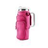 Water Bottle Carrier Bag for 30/40 oz Tumbler with Phone Pocket and Adjustable Strap for Walking Hiking Camping Travelling