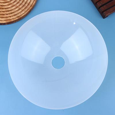 Halbkreisförmiger Kunststoff-Lampenschirm Heimdekoration Lichtschirm für Wand-Deckenventilator Glaskugel Ersatz-Glühbirne Käfigbeleuchtung