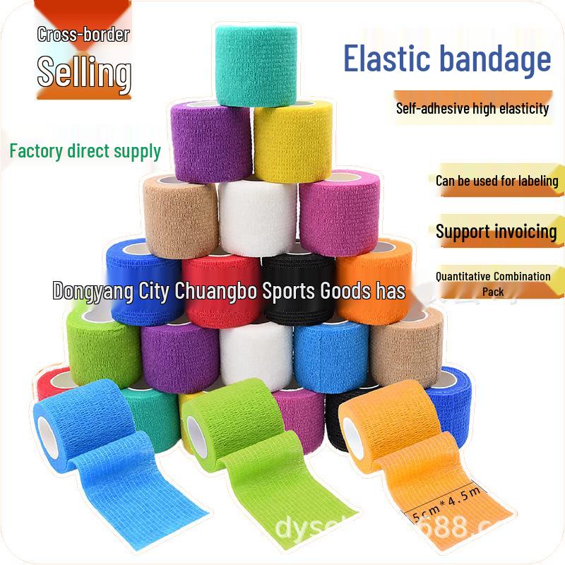 High-Elasticity Self-Adhesive Sports Bandage Set