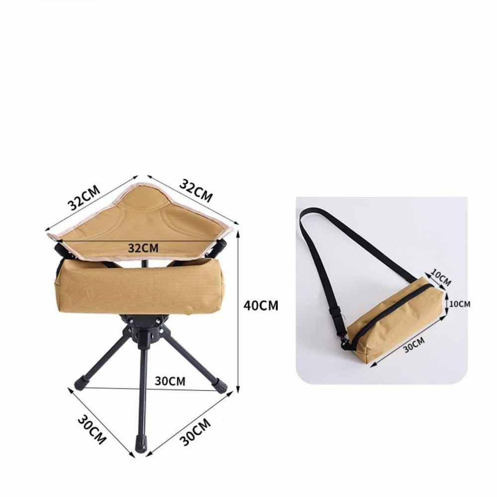 

Wear-resistant Outdoor Folding Stool Foldable Fishing Chair Portable Camping Chair Garden