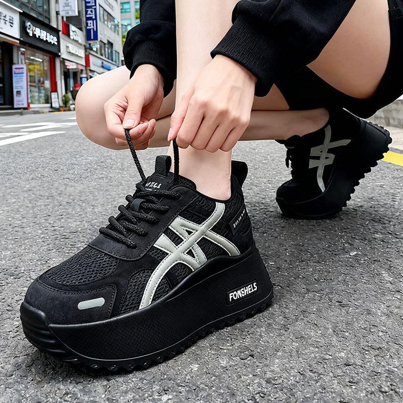 Spring and Summer Xiaoxiangfeng Square Head Shallow Mouth Single Shoes Women's French Medium Thick Heel One-word Buckle Thick Heel Mary Jane Shoes