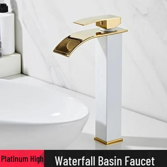 Hot & Cold Dual Use Waterfall Bathroom Sink Faucet