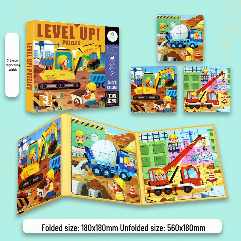 

Magnetic Puzzle for Toddlers: Educational Toy for Ages 1-6, Boys & Girls