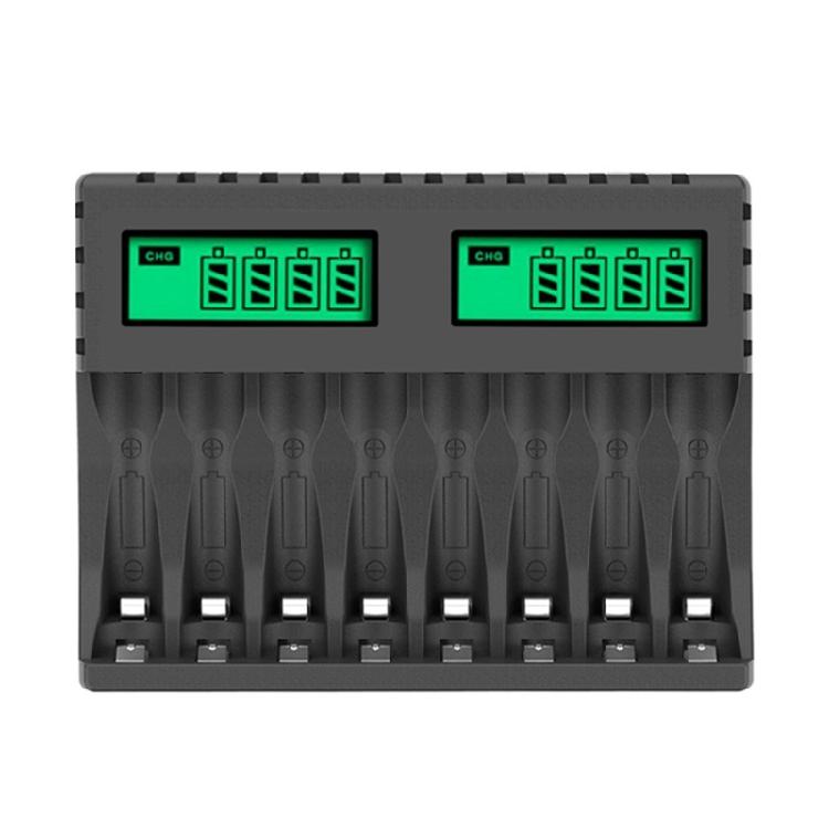 Rechargeable Battery Charger 8 Slot LCD Indicator for aaa/aa Battery Charging