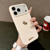 Apple iPhone 17 Promax Gold Little Horse Case, 16 Pro Leather Texture, 14 Soft Case, iPhone 15 Large Hole Cover