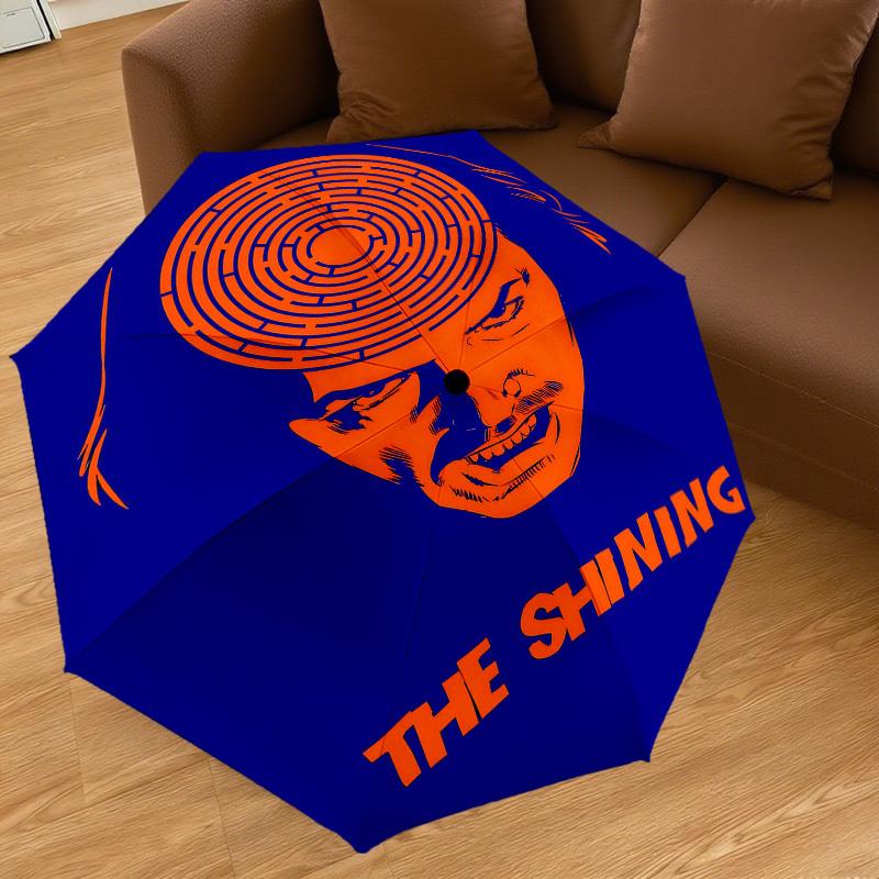 1 Stück Der Shining Regenschirm - 8 Speichen verstärkt, Automatisches Öffnen, Leicht & Langlebig, Niedliches Modeaccessoire für Draußen, D2652