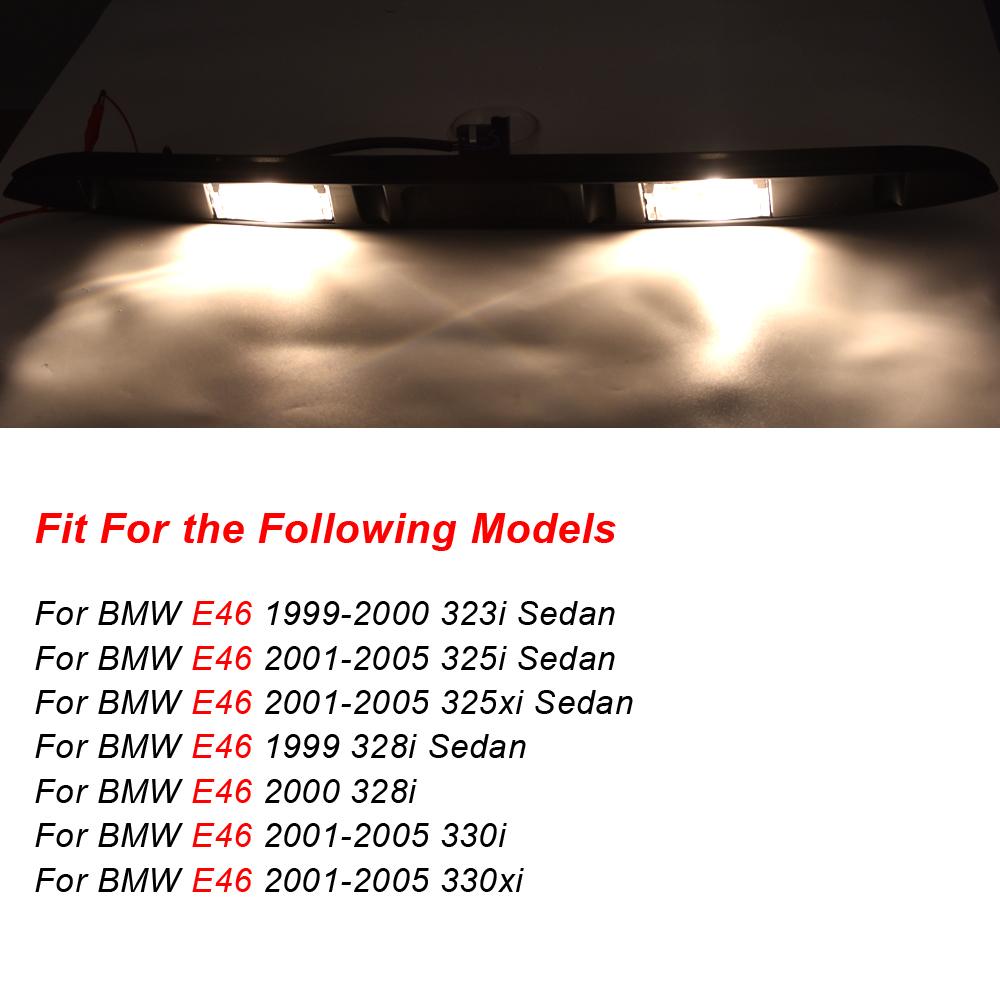 Black Car Trunk Lid Grip with Key Button For BMW E46 316i 320i 323i 325i 328i 330i 1998-2005