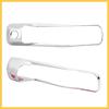 4pcs Chrome Plated ABS Exterior Side Door Handle Cover Trim for Dodge for Ram 1500 for Jeep Commander Grand Cherokee 2006-2010 Silver Tone Outer Door