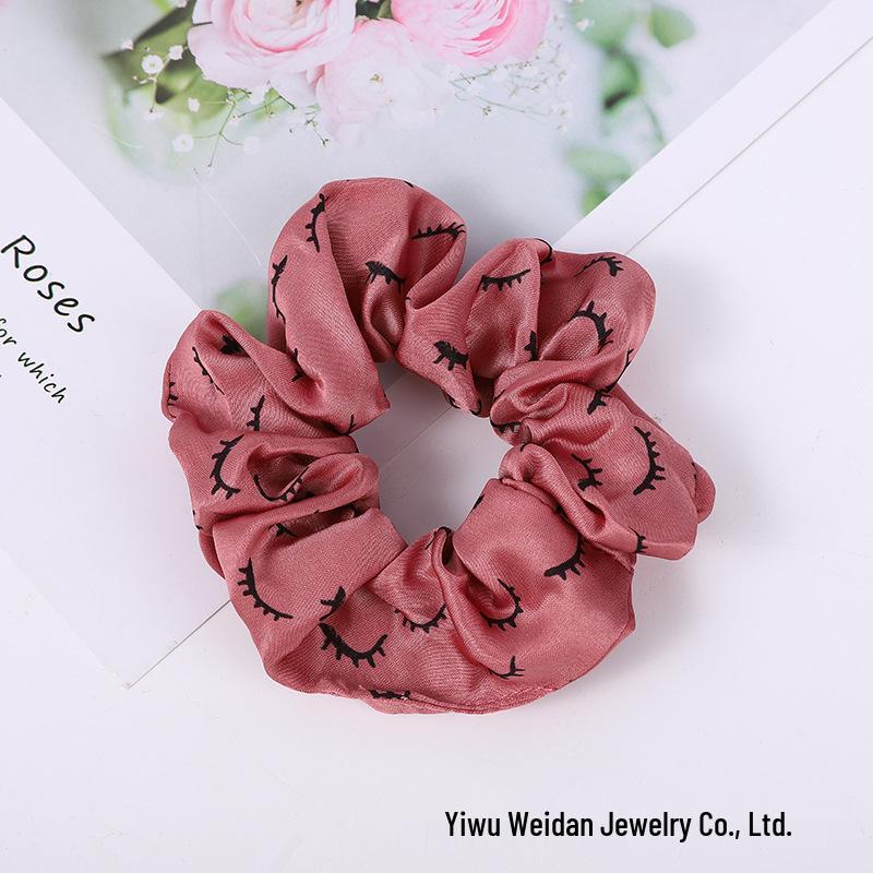 European & American Fashion Silk Hair Ties & Headbands for Women - Customizable Logo