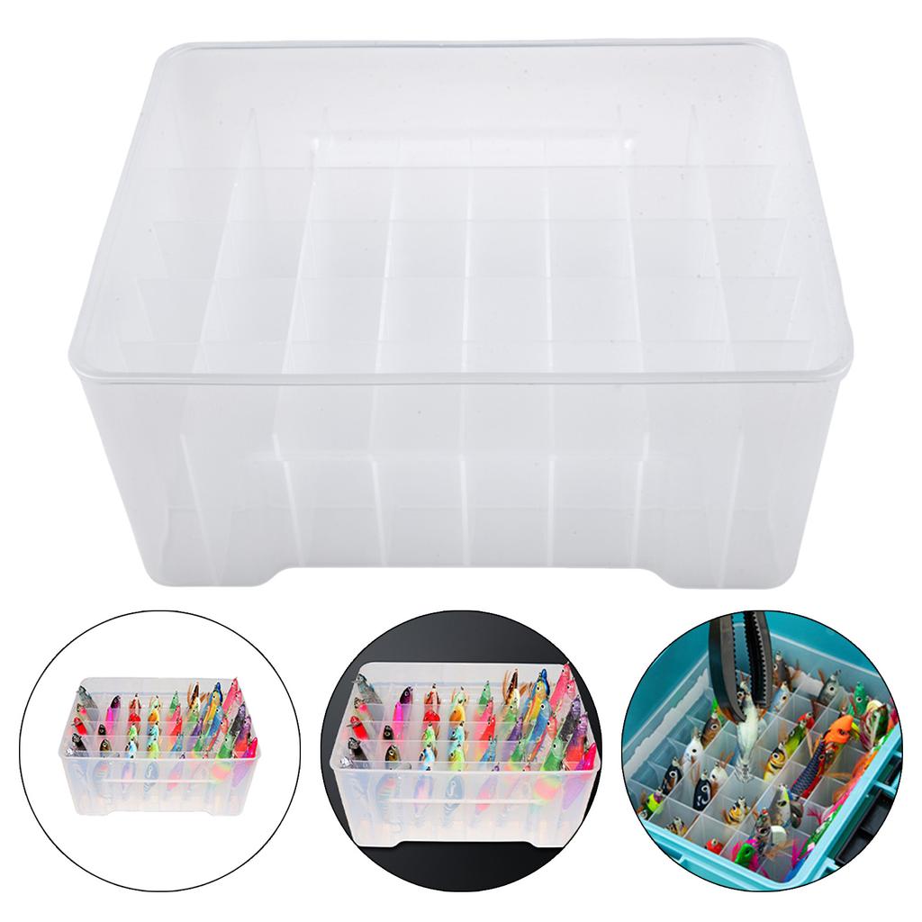 Hard Lure Fishing Tackle Box Organizer Sea Tool Squid Jig
