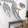 Black And White Dreamcatcher Sheer Curtain For Living Room Modern Voile Tulle Window Curtains For Bedroom Kitchen Drapes