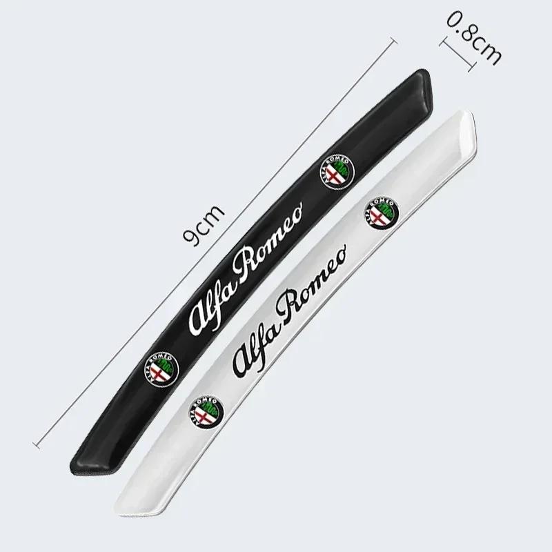 Drlqc8 4Pcs Car Styling Aluminum Wheel Rims Racing Stickers Auto Accessories for Alfa Romeo 4C 159 Spider Giulia Giulietta 156 147