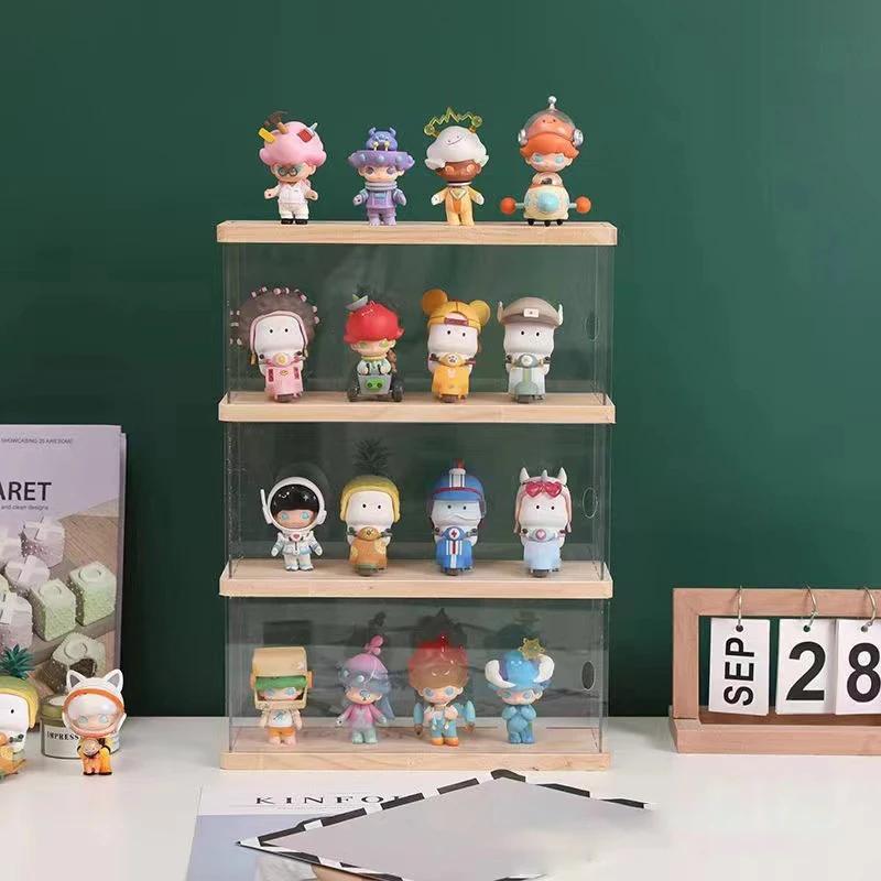 Transparente Acrylfiguren Vitrine Modellauto Vitrine Haushalt Transparent Blind Boxes Spielzeug Aufbewahrungsboxen