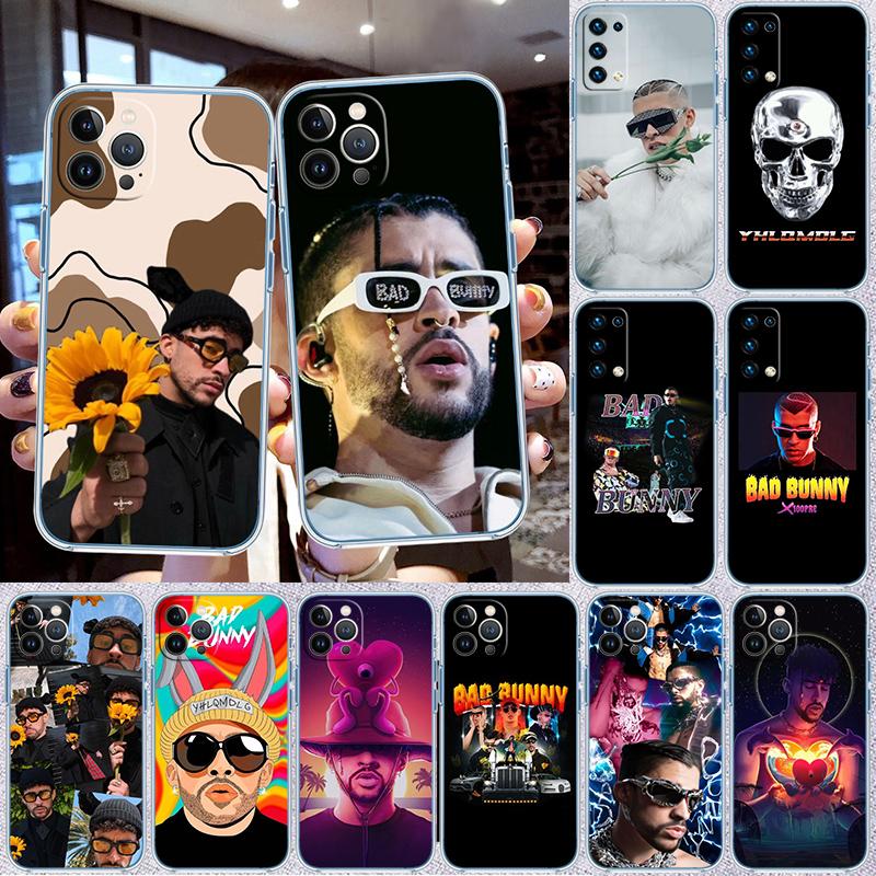 Bad Bunny Transparent Phone Case for Motorola Moto G7 G8 G9 G84 G85 G73 G24 G15 Z2 Play Power Plus