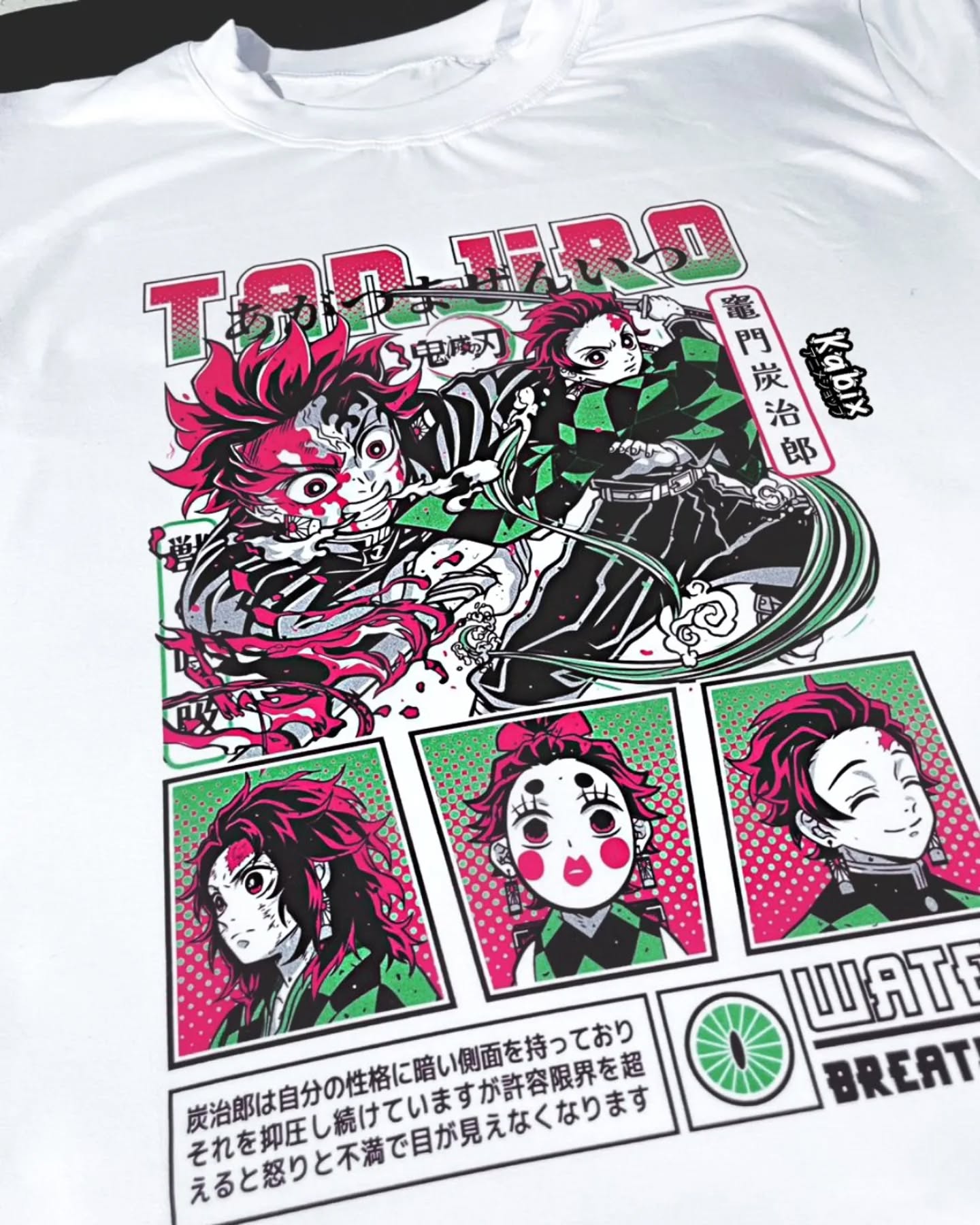 

Japanese Animation Print Pattern Short Sleeve Casual Loose Oversized Street Wear Unisex Crew Neck Cotton T-shirt 4XL