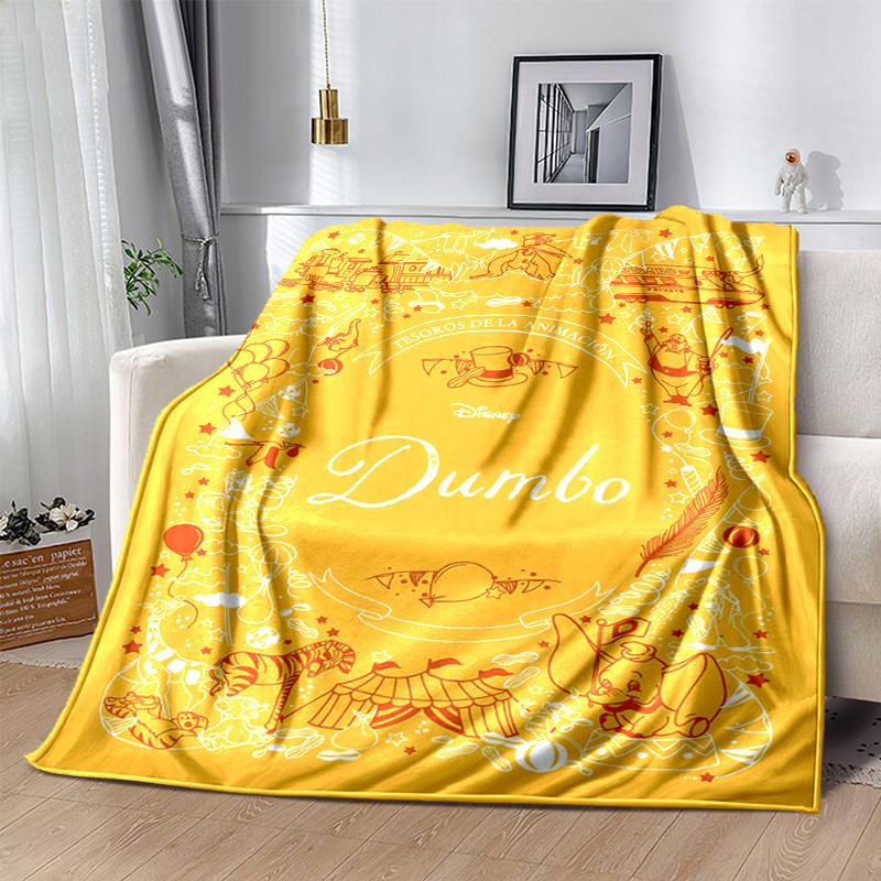 1pc, Cozy Dumbo Home Decor Blanket: A Perfect Gift for Your Bedroom, Living Room, or Travel, Flannel Throw Blanket, Sofa Blanket