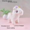 New Electric Walking Singing Little Pegasus Plush Toy Stuffed Animal Pegasus Toys 20cm Music Unicorn Toy for Kids Christmas Gifts