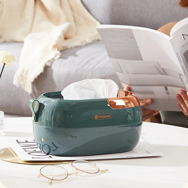 Luxury Wall-Mounted Tissue Box: Stylish Living Room & Coffee Table Napkin Holder