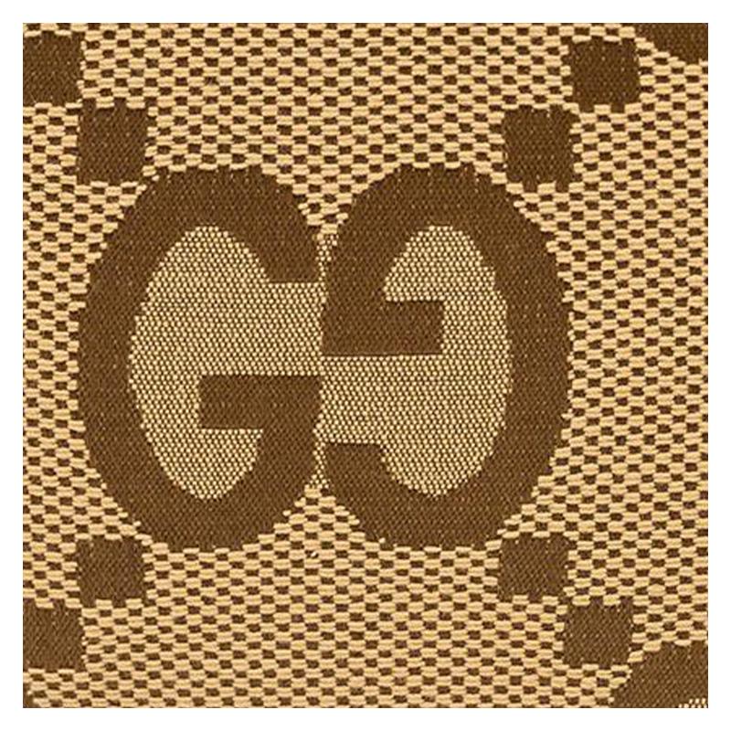 Gucci Double G logo flip closure canvas canvas bag wallet women's brown
