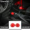 For 2011-2017 Jeep Wrangler JK Center Console Gear Shift Knob Trim Cover Decor