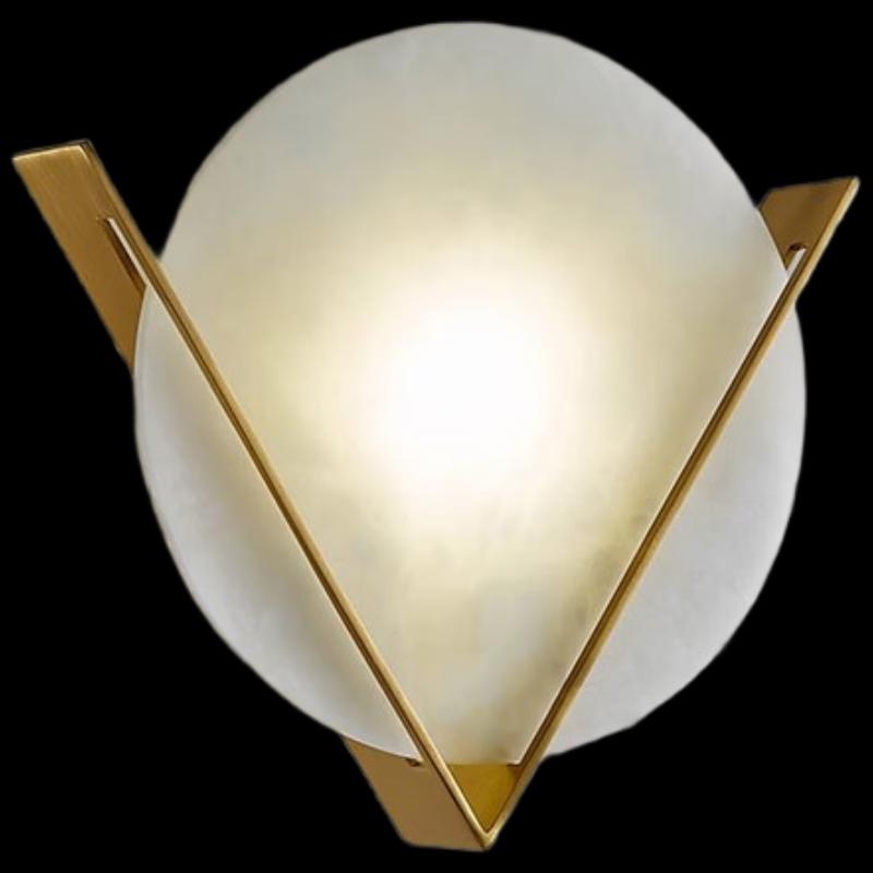 Nordic Marble Effect Wall Sconce