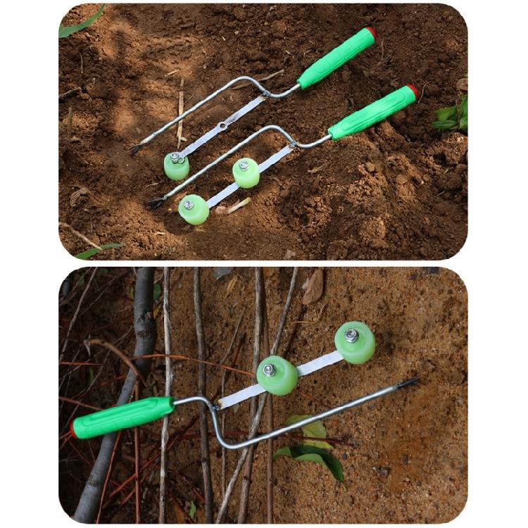 Pair Of Gardening Tools For Sweet Potato Seedling Cultivation Ergonomic Grip Reinforced Iron Structure Smooth Mobility