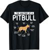 Die Anatomie eines Pitbulls - Hunde-Haustierliebhaber Hundehalter Geschenk Unisex T-Shirt