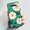 For LG Q61 LM-Q630N Slim Black Soft Silicone Case Luxury Fashion Flower Butterfly Painted Cover for LG K61 Q61 Q 61 Phone Casing