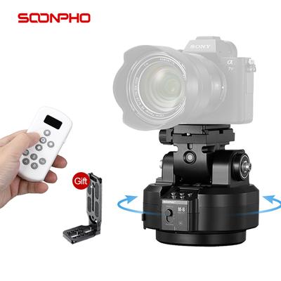 soonpho M4 M6 Motorized Tripod Head Wireless Remote Control AI Face Tracking Panoramic Camera Phone Holder For Video Shooting