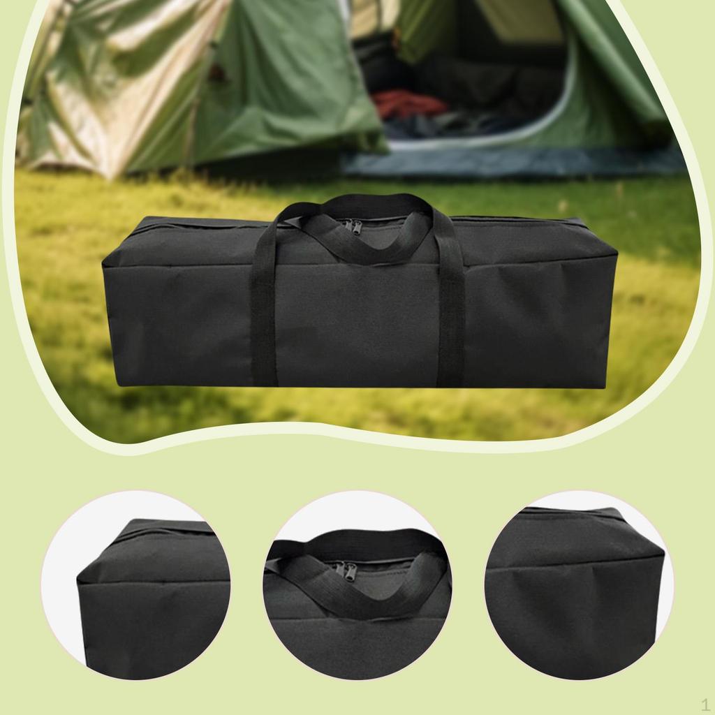 Camping Equipment Storage Bag Duffel, Oxford Cloth Waterproof Zippered Carry for Canopy Pole