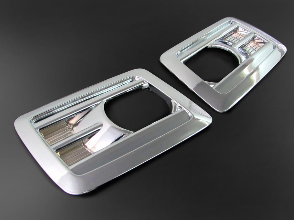 BRIGHTZ Chrome Fog Light Covers for Custom Late with Plus Plus Plus N-BOX (JF1/JF2, Model) [FOG-COV-020] (Compatible JF, F1, F2, 1/2, N-BOX, N-BOX
