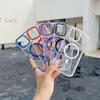 Luxury Transparent Magnetic for Magsafe Case For iPhone 17 Pro Max  Air 16 15 14  Plus13 12 11 Colorful Border Shockproof Cover